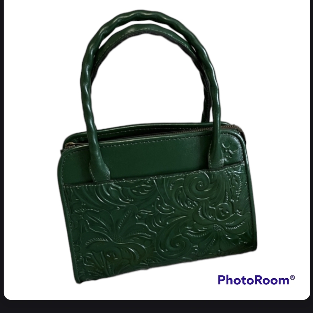Patricia nash paris satchel green